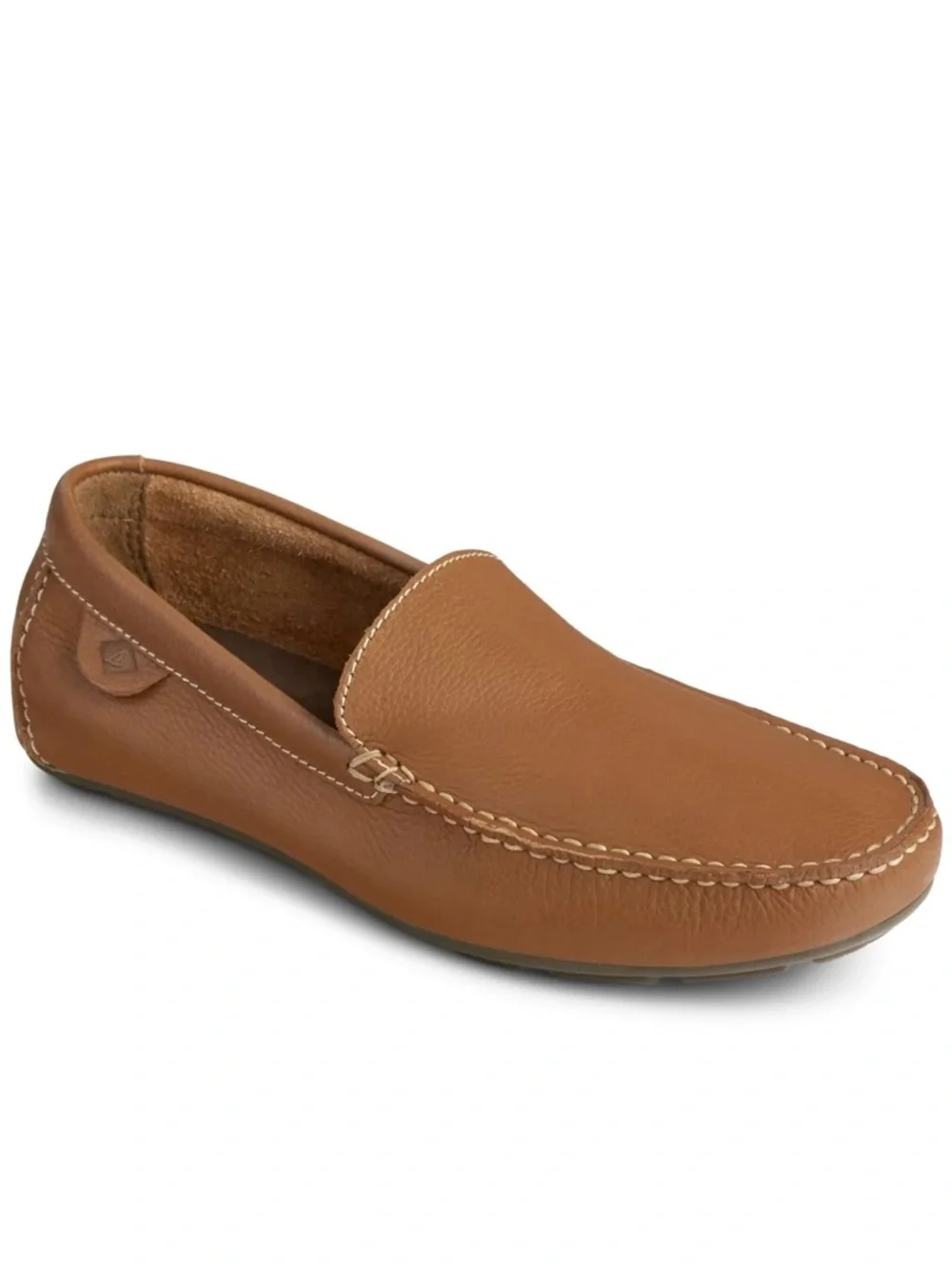 Sperry Top Sider Wave Venetian Driver Loafer Medium Beige Leather Boat Shoes