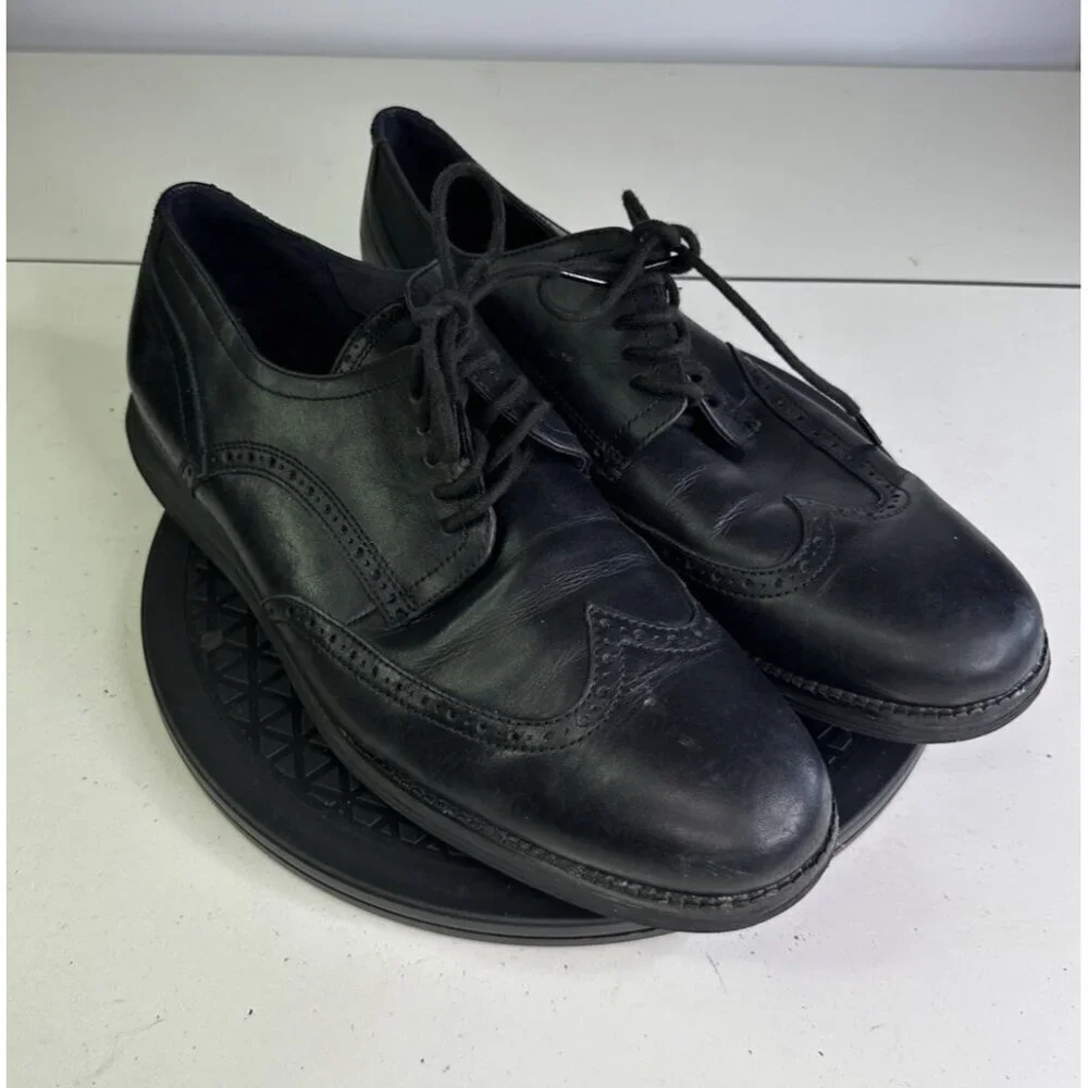 Cole Haan Men's OriginalGrand Wingtip Oxford Black Style C27984 size 13M