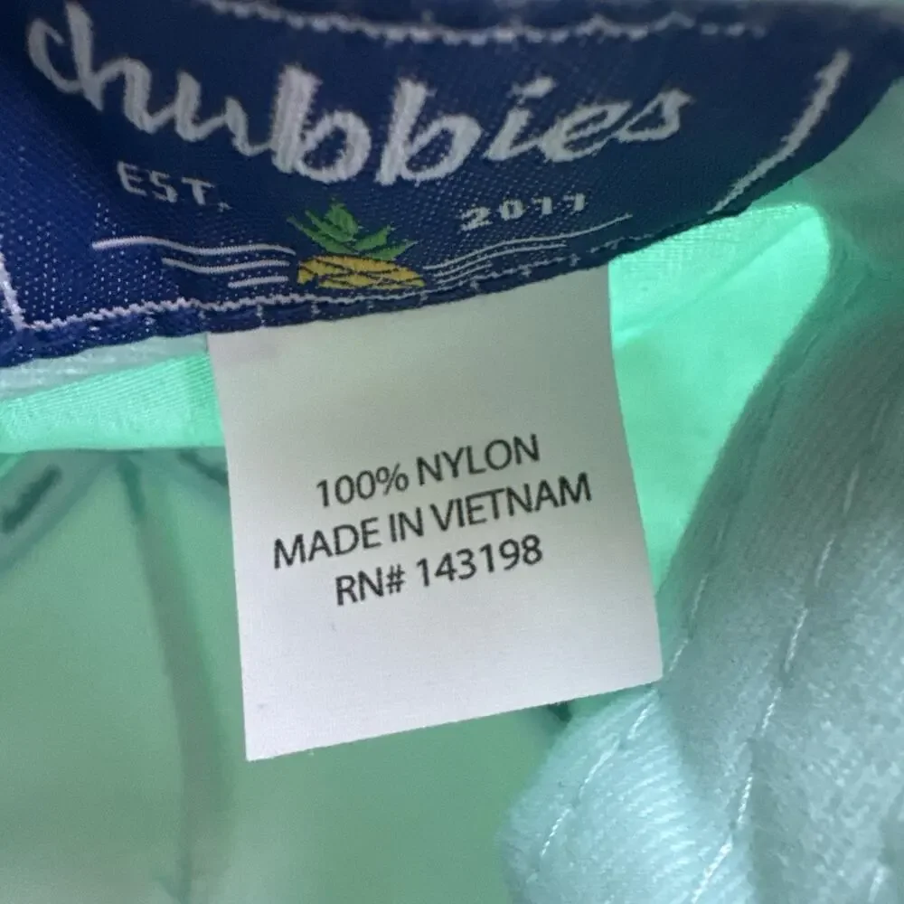 Chubbies The Weekend Has Arrived Rope Green Patch Snapback Nylon Hat Cap Parrot‎