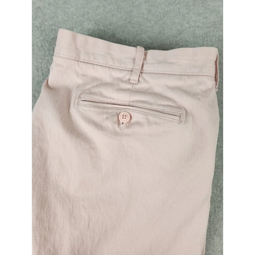 J.Crew 770‎ Chino Pants 38x32 30 31 Mens Pink Straight Leg Stretch Twill Casual