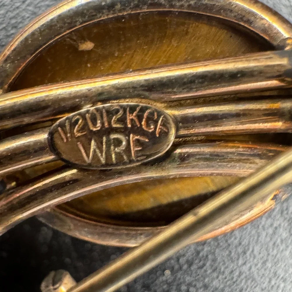 W.R.E. vintage brooch