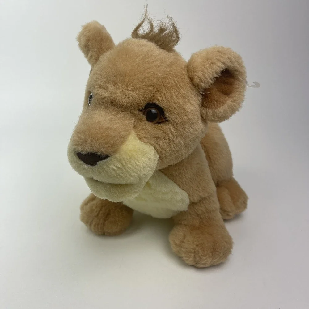 Vintage Plush Baby Lion Cub Circus Safari Zoo Wildlife Lemonwood‎ Stuffed Animal