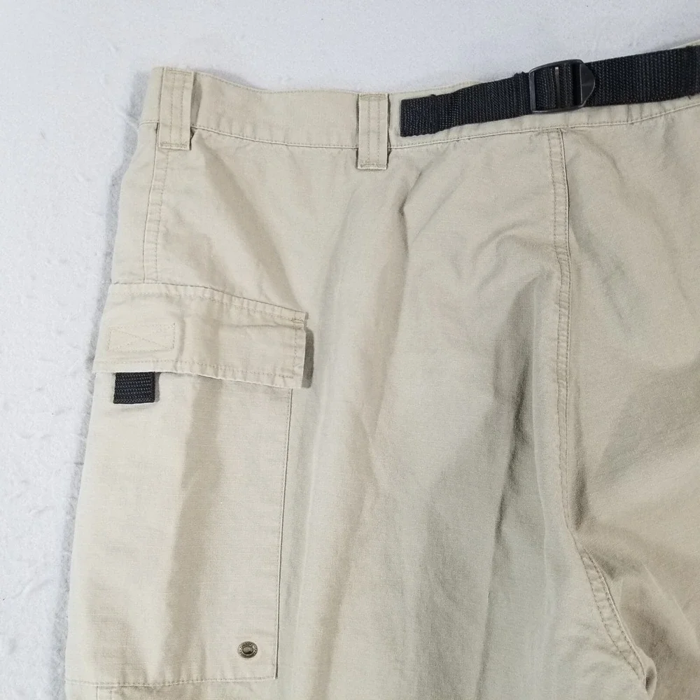 Timberland cargo hiking pants men's 40 x 32 khaki green lightweight cotton