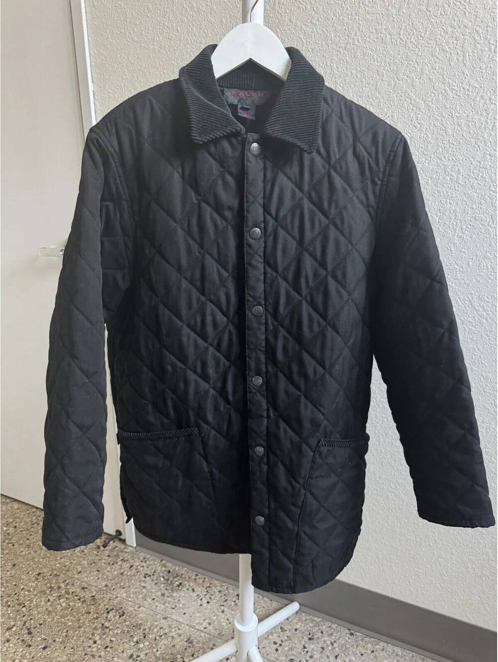 Ralph B Lauren Men’s Quilted Coat Jacket Sz Xs