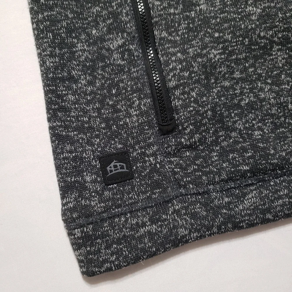 Stormtech Performance 1/4 Zip‎ Fleece Pullover Sweater Mens XL Heather Gray