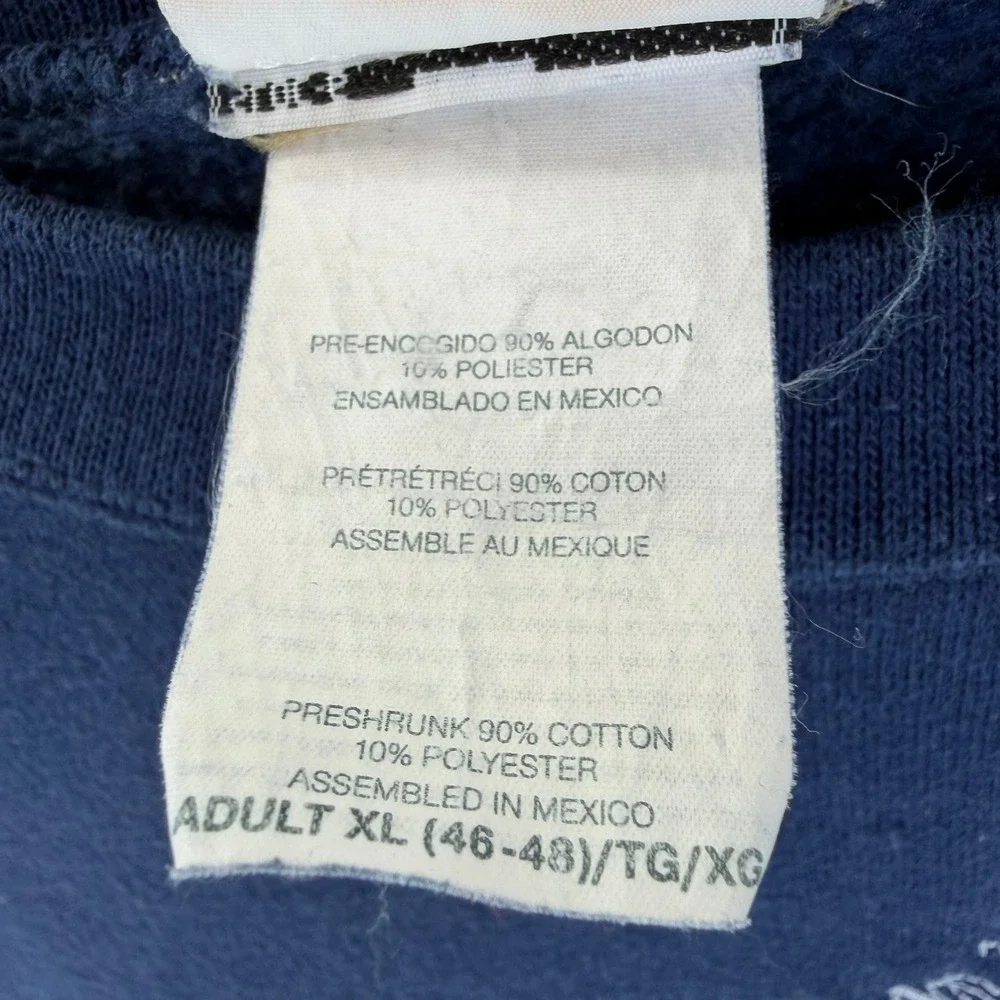 Vintage Salt Lake 2002 Olympics Sweatshirt Navy Blue Figure Skater XL Crewneck