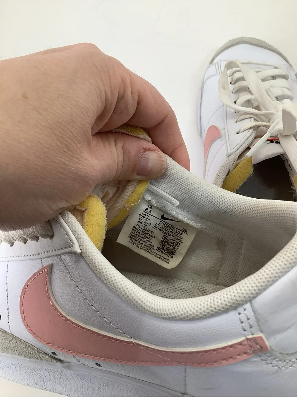 Nike insole swoosh suede