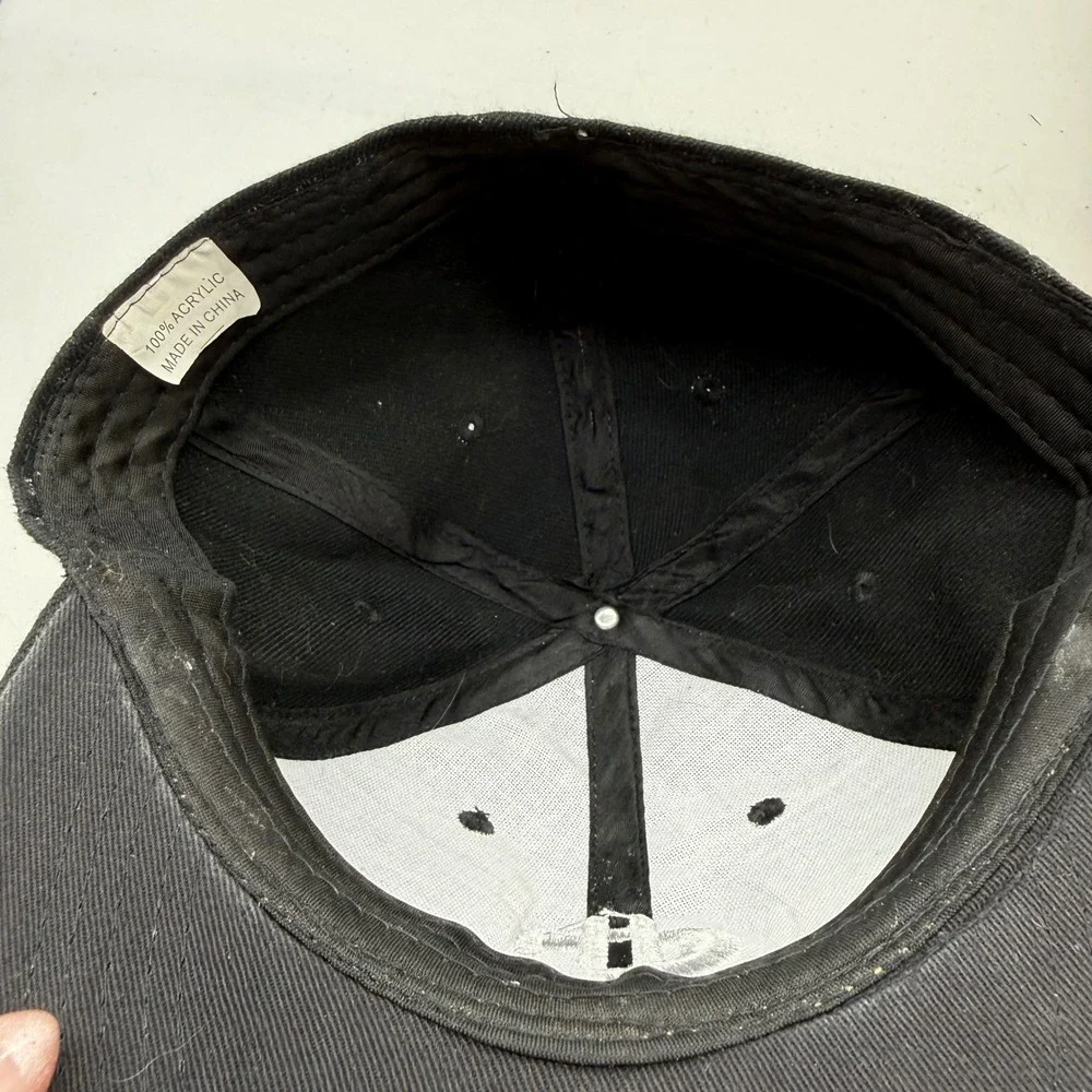 Black Dollar Sign Rhinestone Studded Baseball Cap Hat All Over Print Y2K Hip Hop