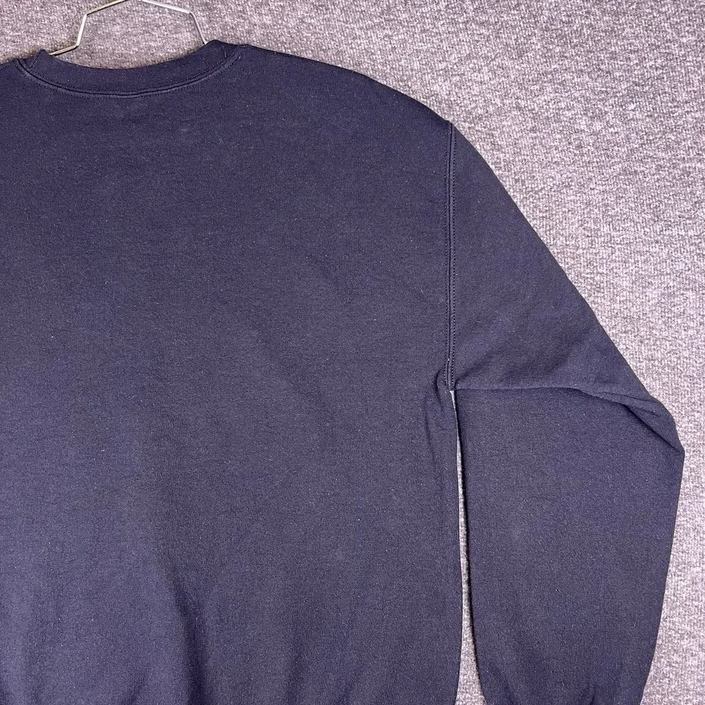 Y2k Naruto Shippuden Sweater‎ Mens L Black Graphic Retro Anime Pullover Uzumaki