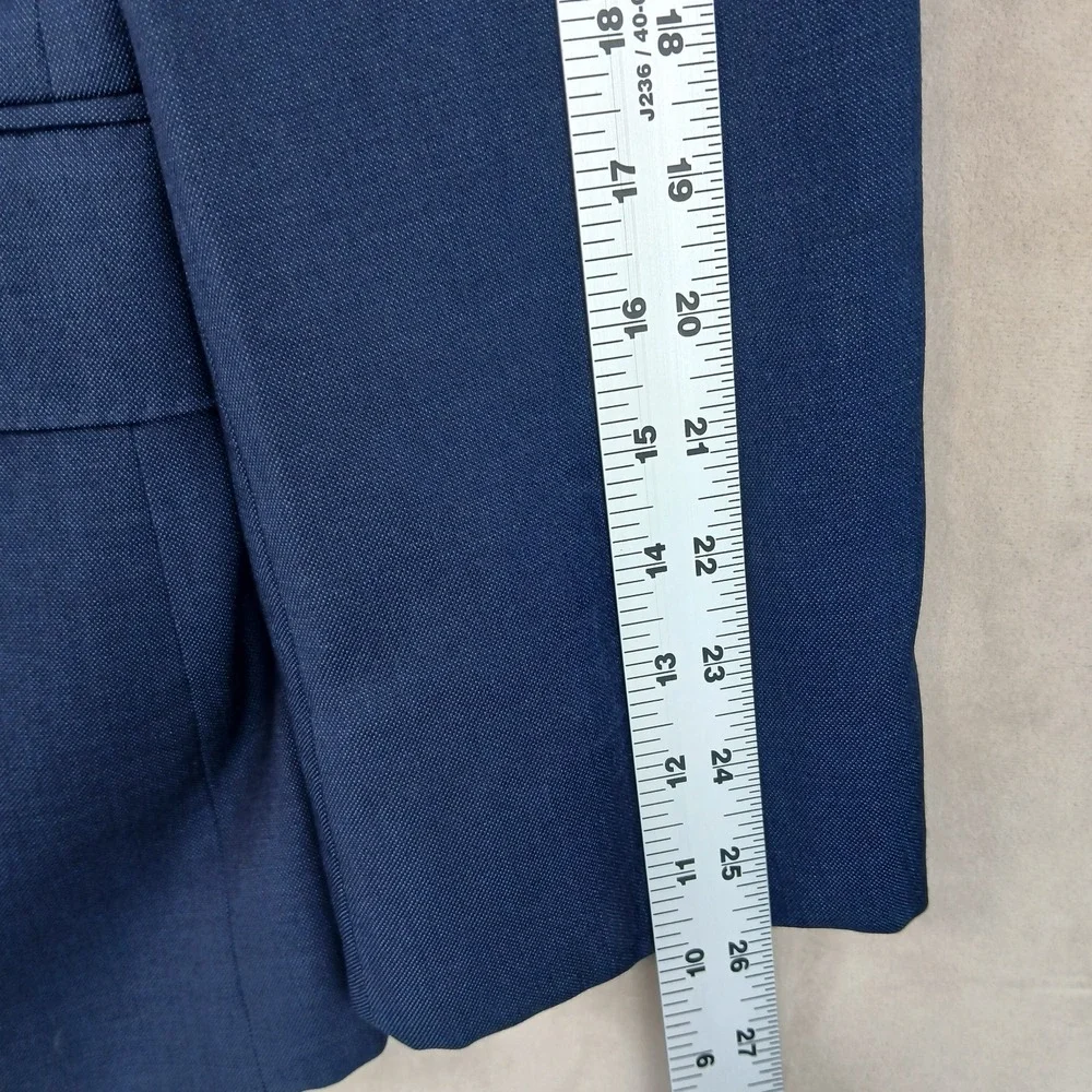 The Blk Tux Tollegno 44R Mens Blazer Sport Coat Merino Modern 21x30 **Fits 42R *