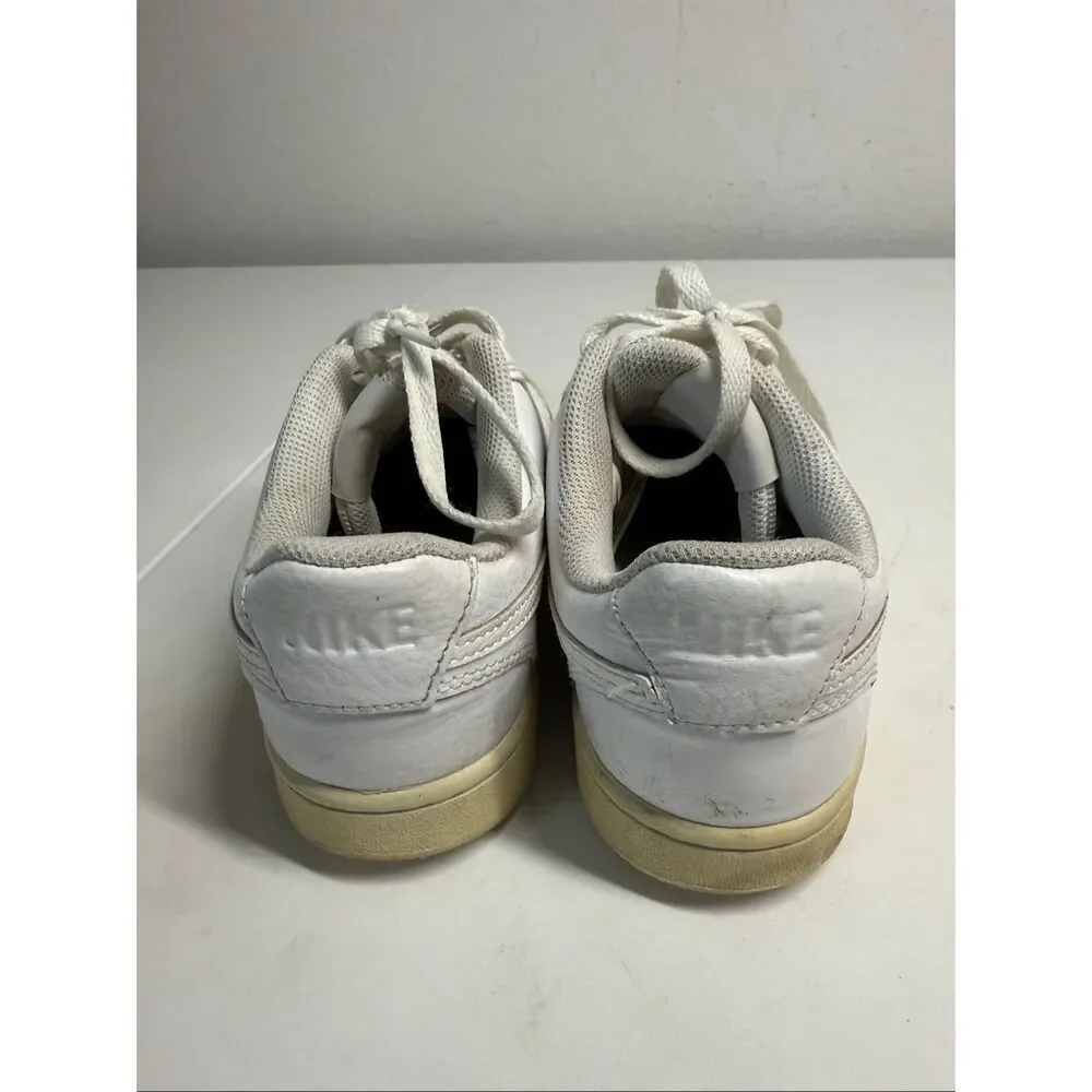 Nike Court Vision Men’s Size 6,5/ Women’s 8 White Athletic Sneakers CD5463-100