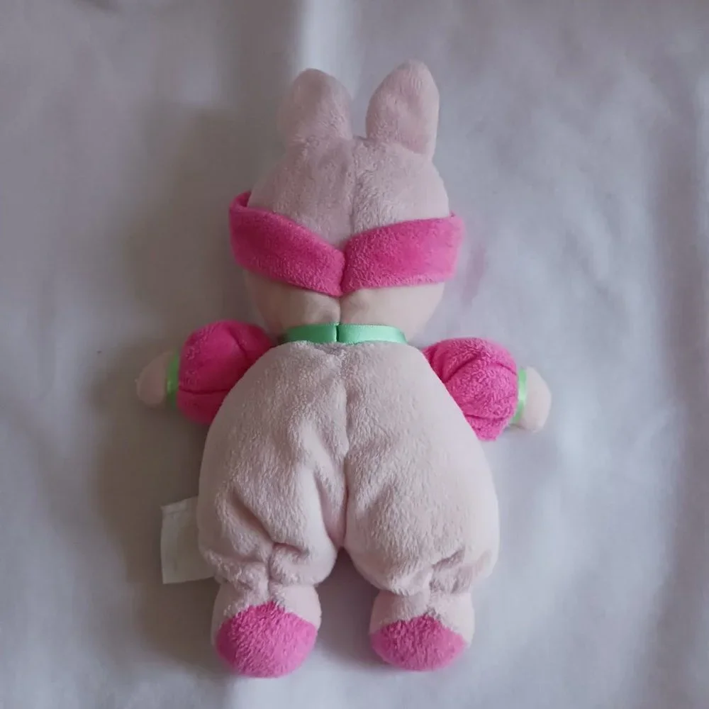 Prestige Baby Plush My First Easter Stuffed Blonde Doll Rattle Pink 8