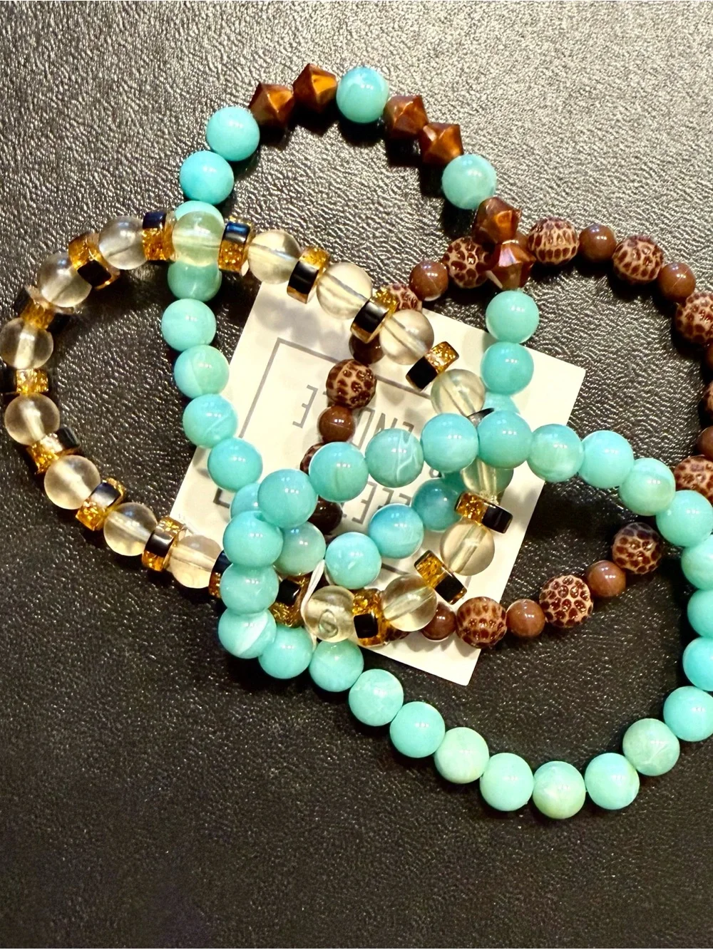 Leetie lovendale stackable aqua