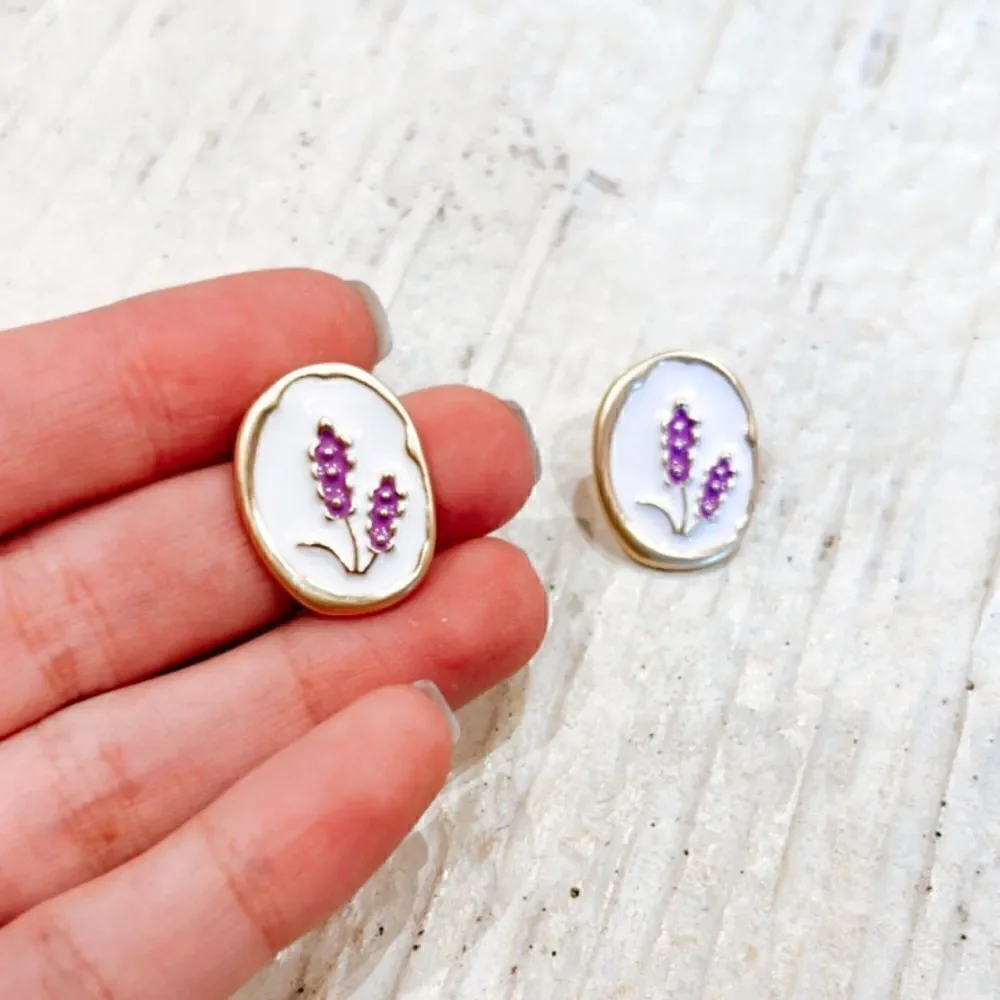 Anthropologie lavender white