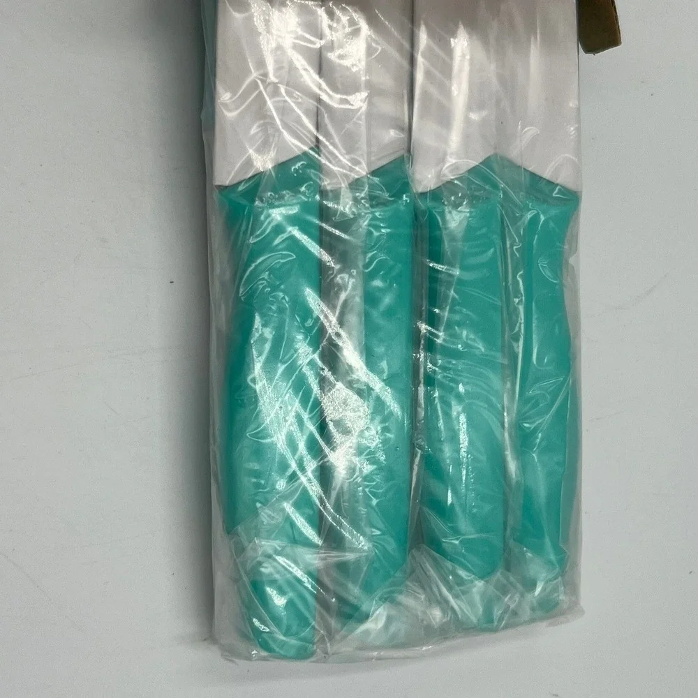 McCook Steak Knife Set MC57 8pc Turquoise New Stainless Steel
