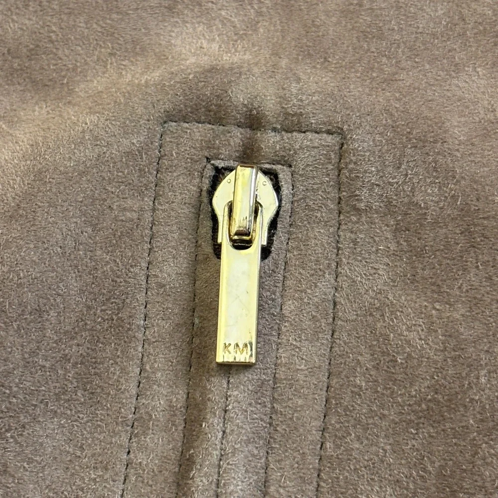 KAREN MILLEN Over-the-Knee Suede‎ Boots Taupe Women Size 36 Stiletto Pointed Toe