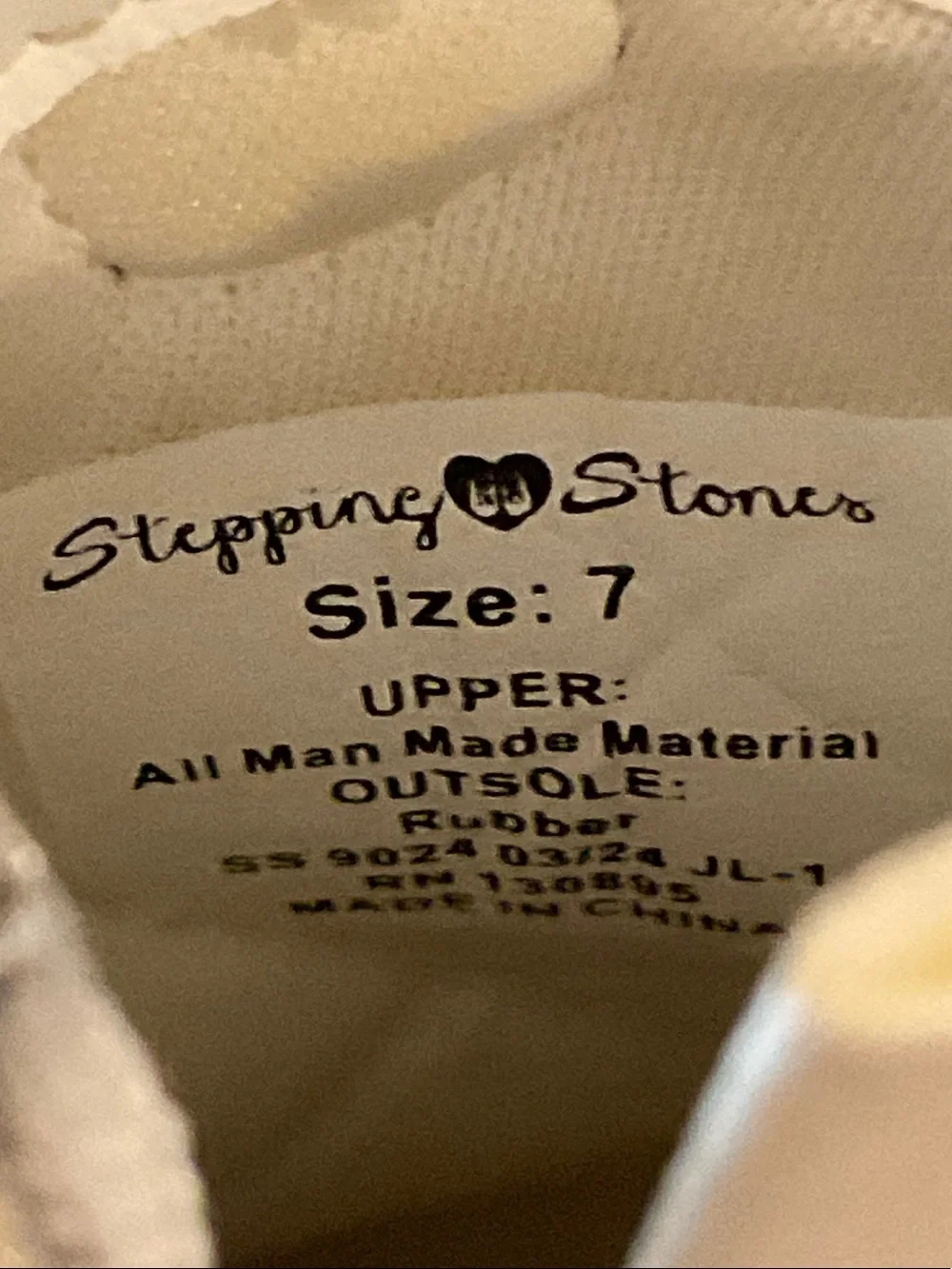 Stepping Stones sparkling white