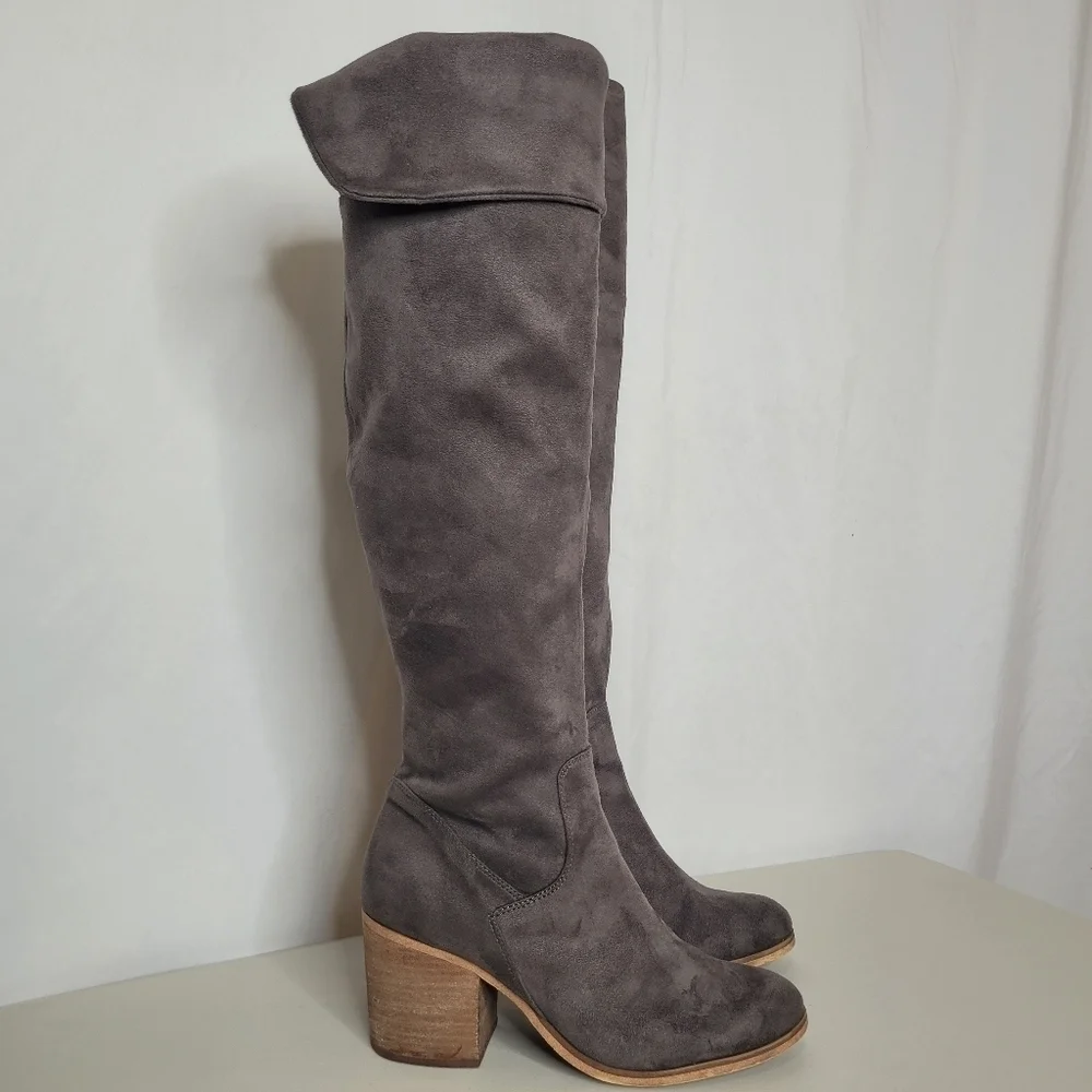 Melrose and Market Faux Suede Over-The-Knee Boots - Size 9.5