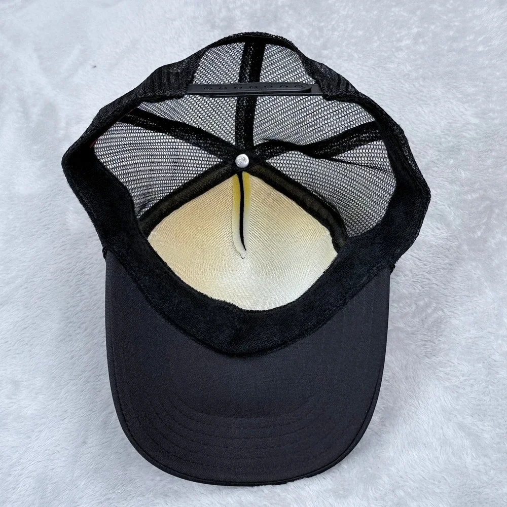 Vintage Otto Ohio State Mesh Trucker Hat‎ Mens Black Red Snapback Logo Cap Retro