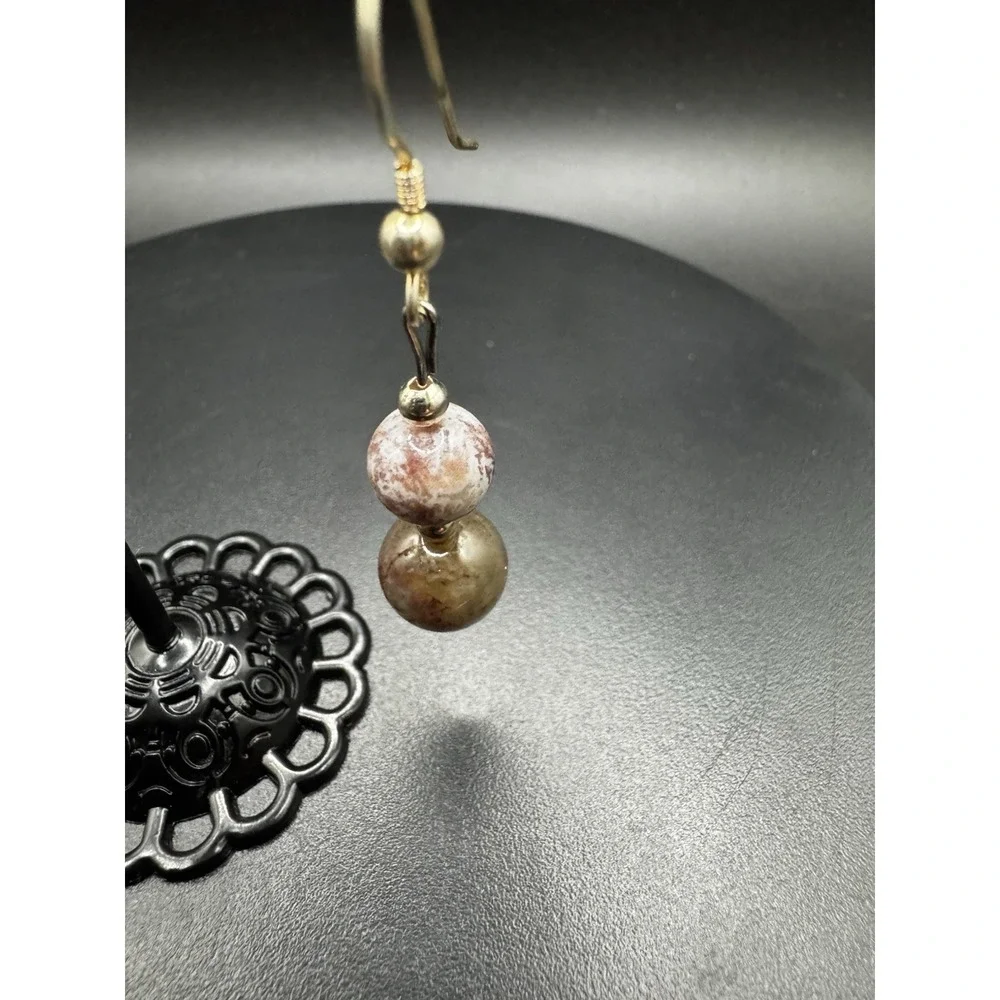 Canada Fancy Jasper‎ Dangle Earrings