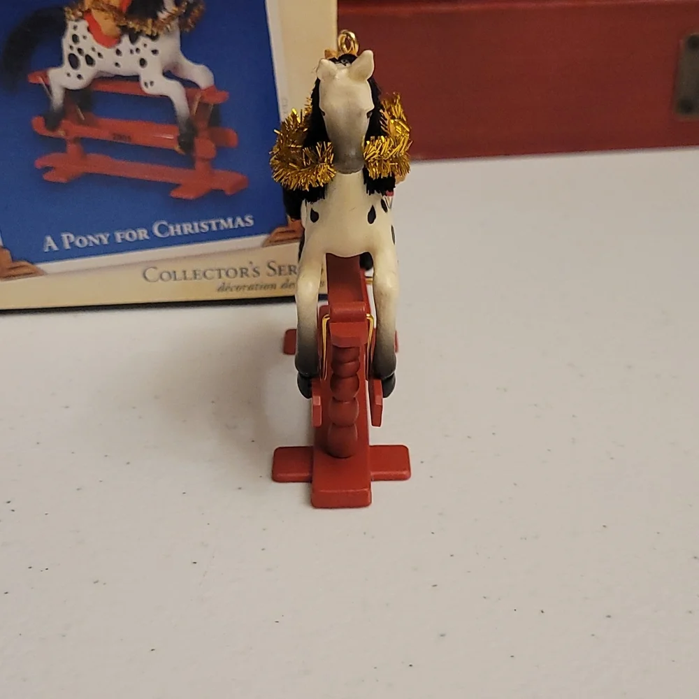 Hallmark Ornament A Pony For Christmas 2005 New In Box