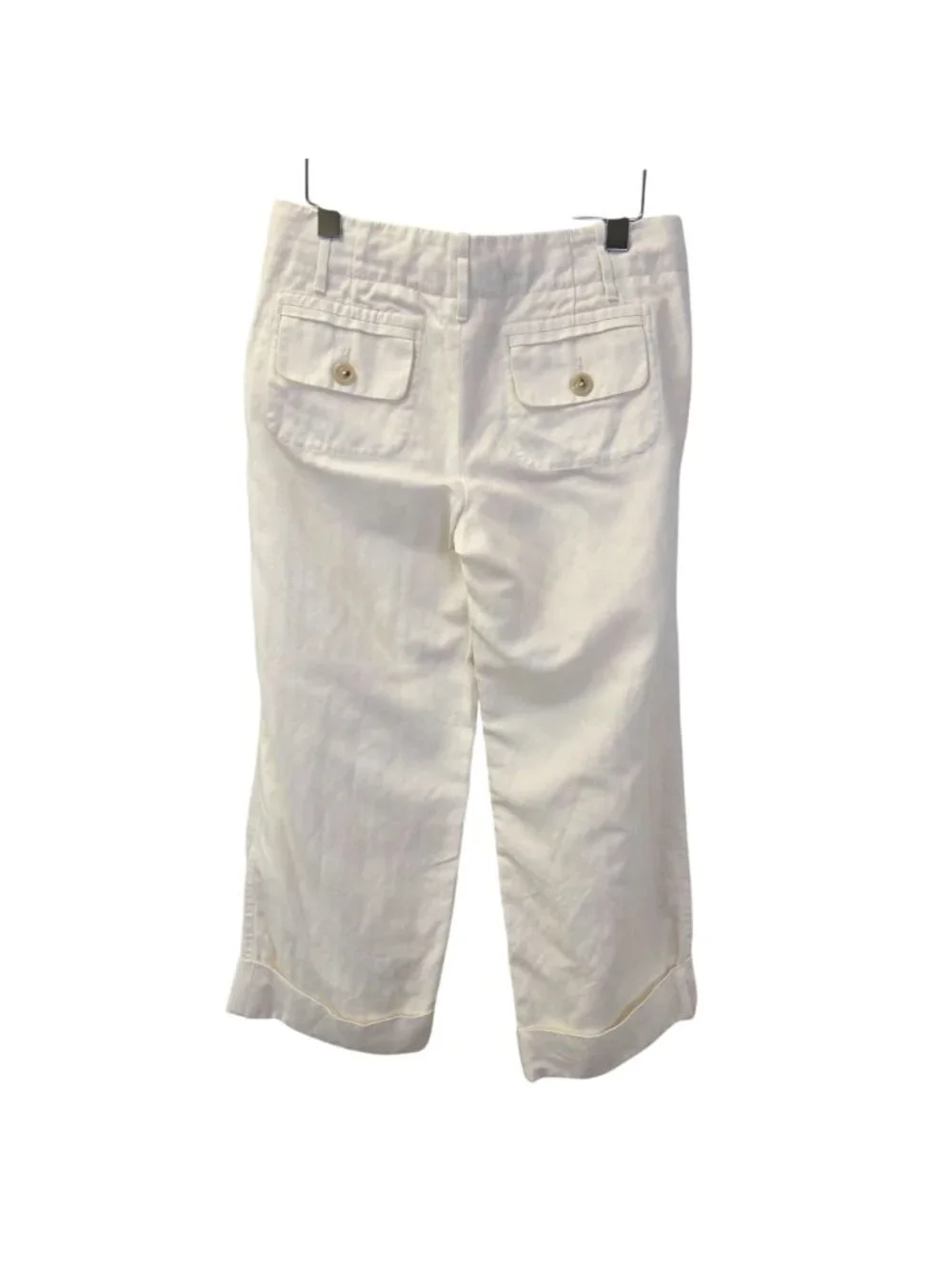 Banana Republic Linen Blend Wide Leg Crop Pants Size 2