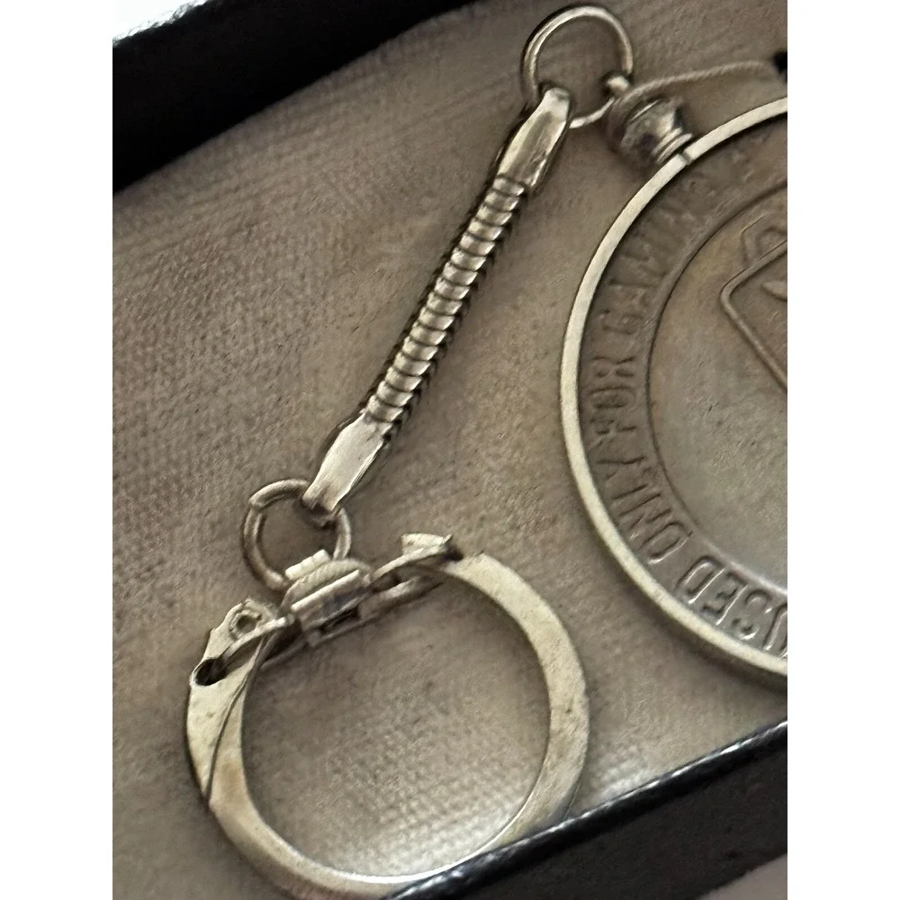 Vintage 1966 Playboy Gaming Token Keychain‎ Key Ring for the London Playboy Club