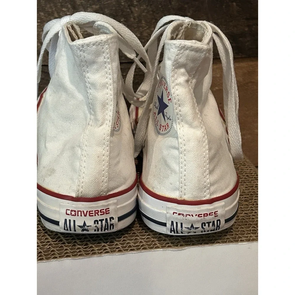 Converse Chuck Taylor All Star Hi Top Shoes Optical White Size M 6.5 W 8.5 M7650