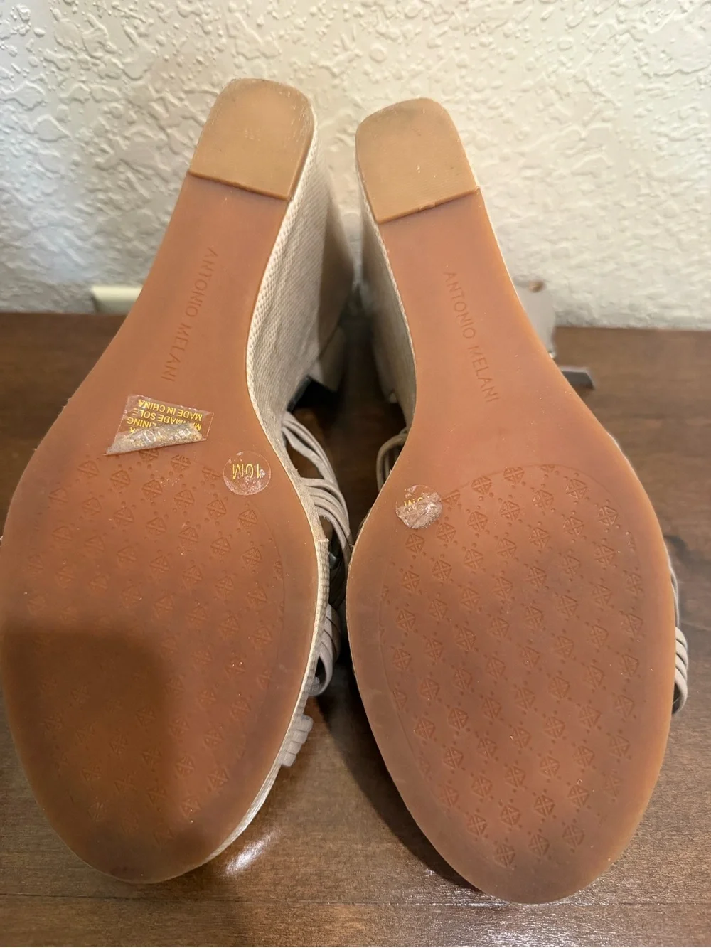 ANTONIO MELANI woven taupe