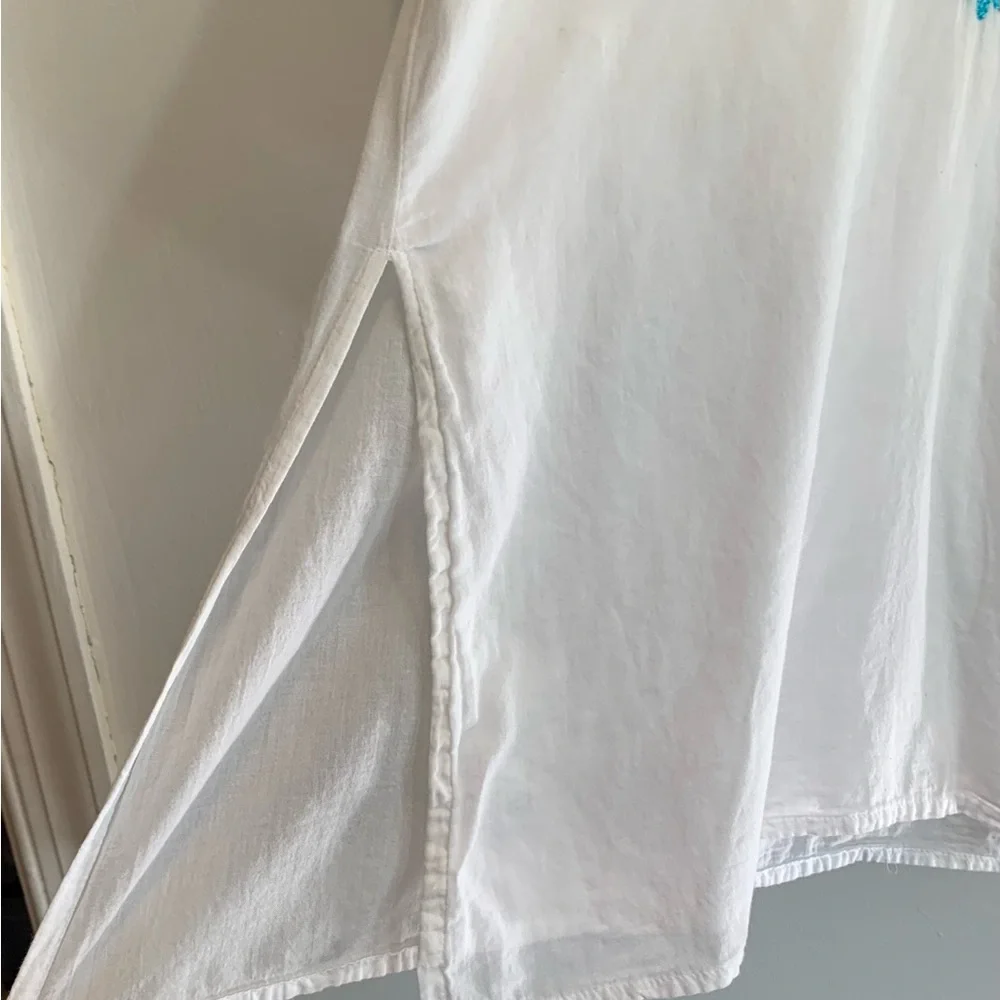 Sol white gauzy