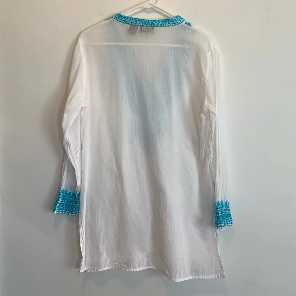 Sol white gauzy