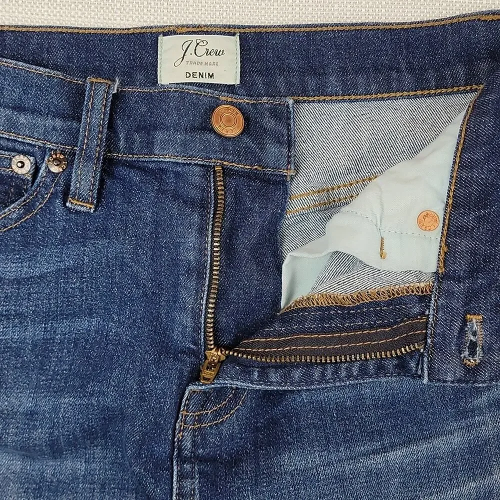 J. Crew denim jean mini‎ skirt 24