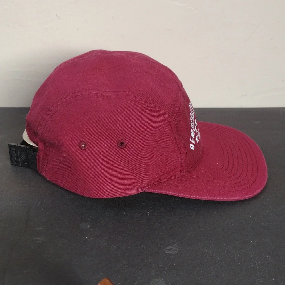 Boston Massachusetts Brewery Hat Cap Strap Back Democracy Brewing Panel Embroide