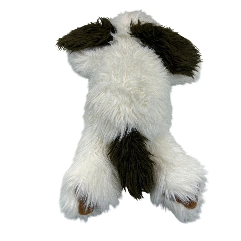 Vtg 90s BAB Build-A-Bear‎ Dog White Brown Shaggy Floppy 19
