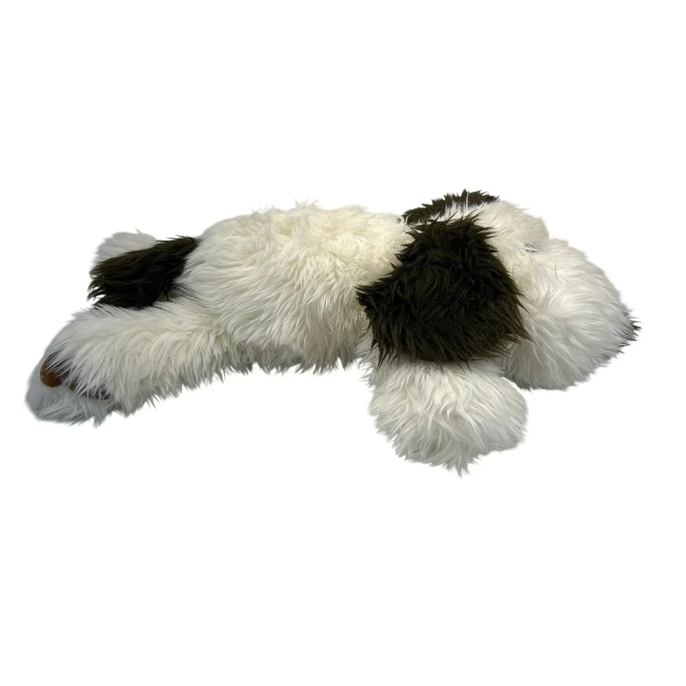 Vtg 90s BAB Build-A-Bear‎ Dog White Brown Shaggy Floppy 19