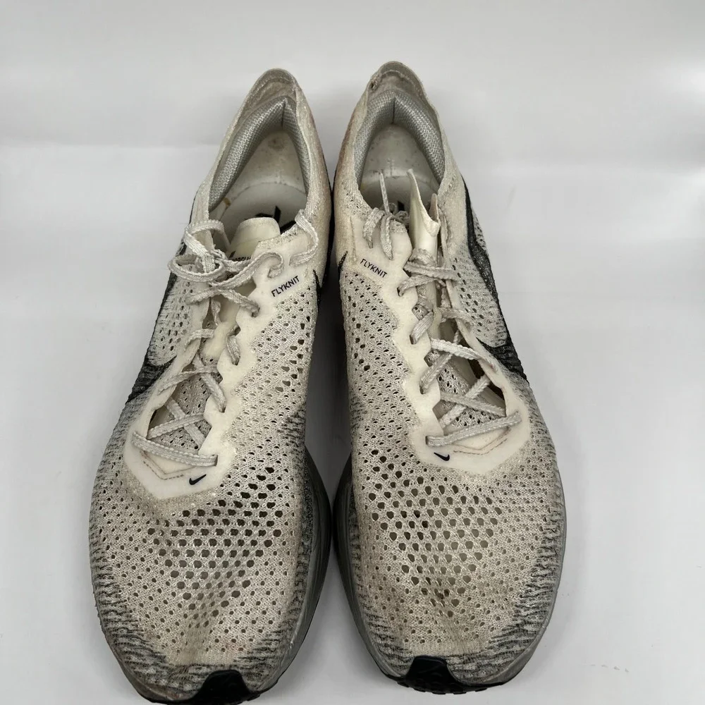 Nike ZoomX Vaporfly Next% 3 White Silver Running Shoes DV4129-100 Mens 10.5 race