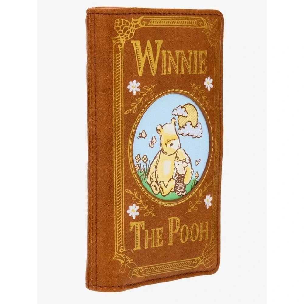 NWT Loungefly Disney Winnie the Pooh Piglet BOOK Figural Crossbody & WALLET SET!