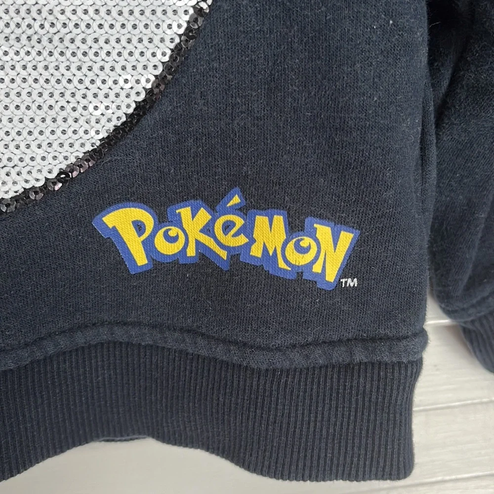 H&M Pokémon Sequin Ball Crew Neck Sweatshirt