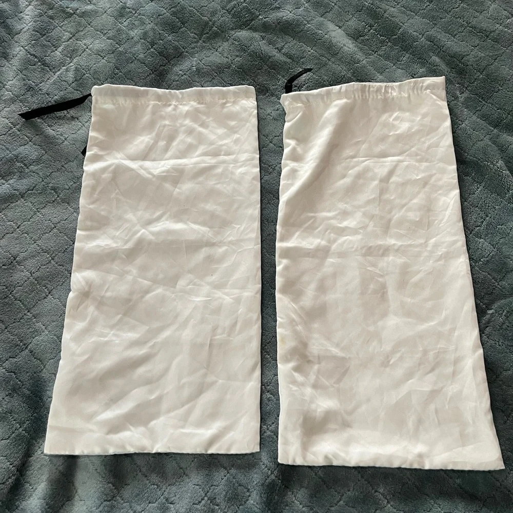 White Gucci‎ Drawstring Dust Bags