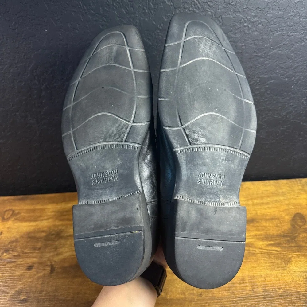 Johnston & Murphy oxfords black size