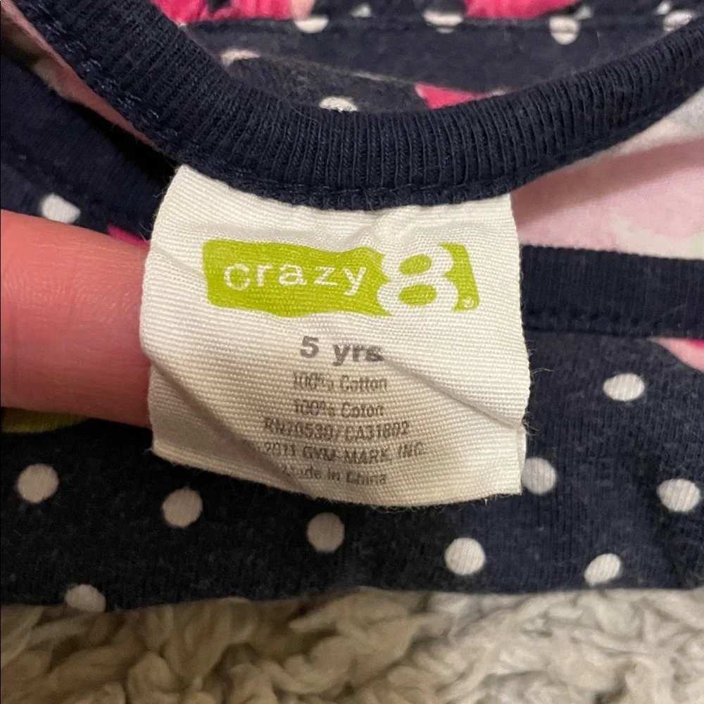 2011 Crazy 8 Blossom Dot Knit Dress, Size 5