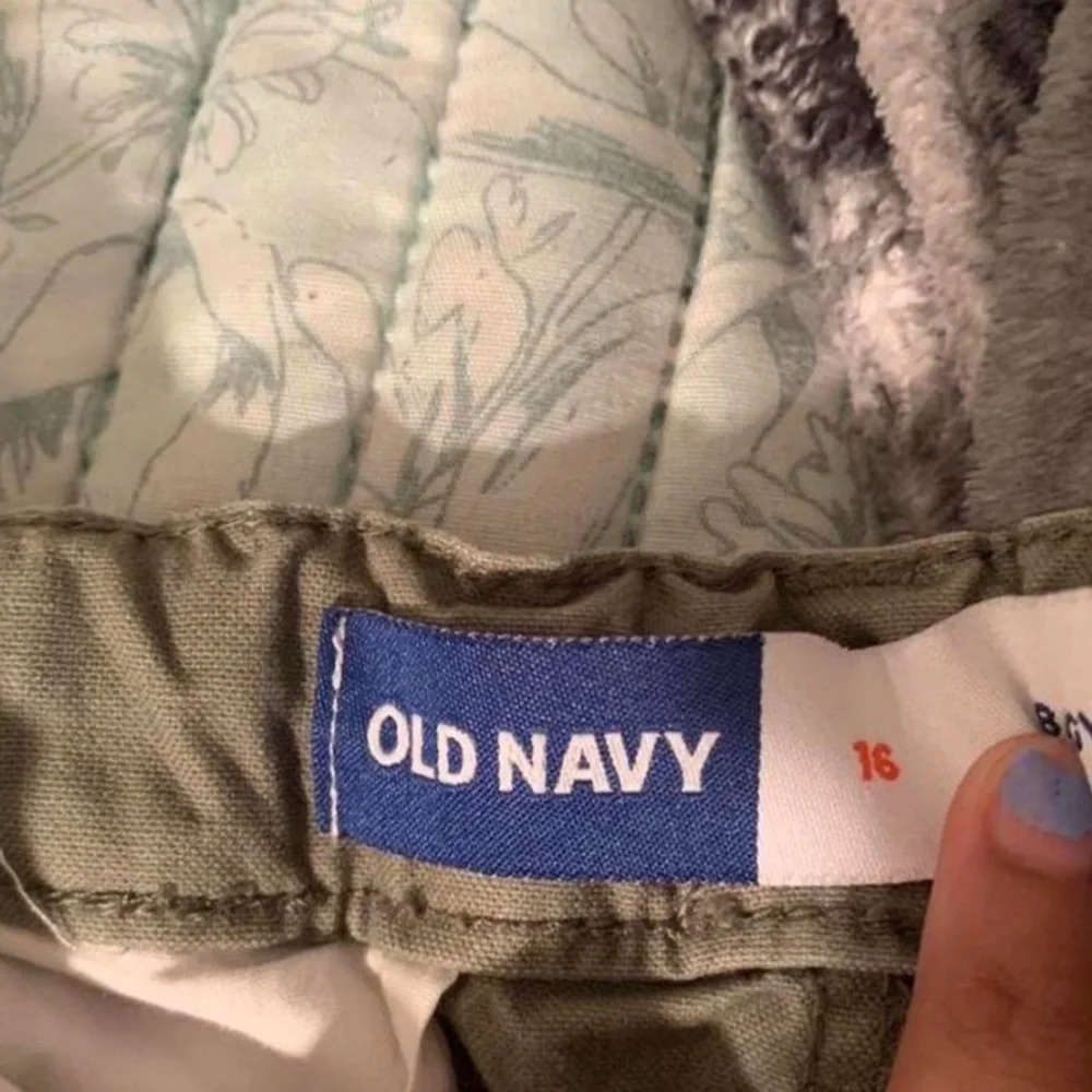 Old Navy Olive Green Cargo Pants for Kids