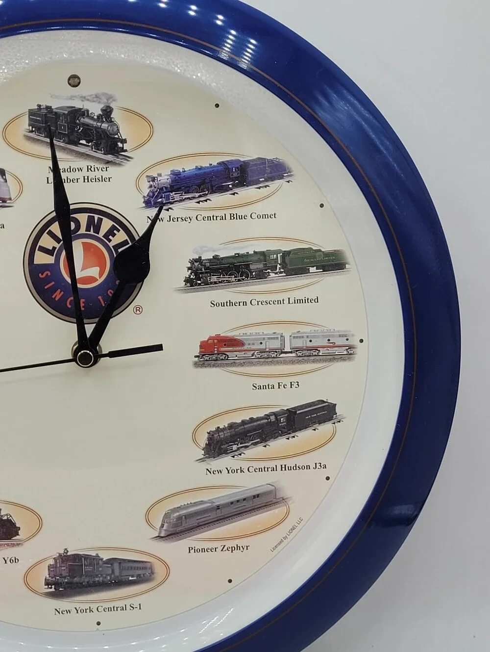 Lionel Vintage  Railroad-Themed Wall Clock with Train Motifs