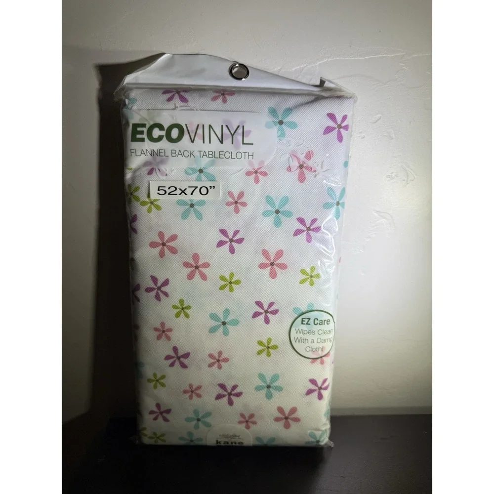 EcoVinyl Flannel Back‎ Tablecloth, 52