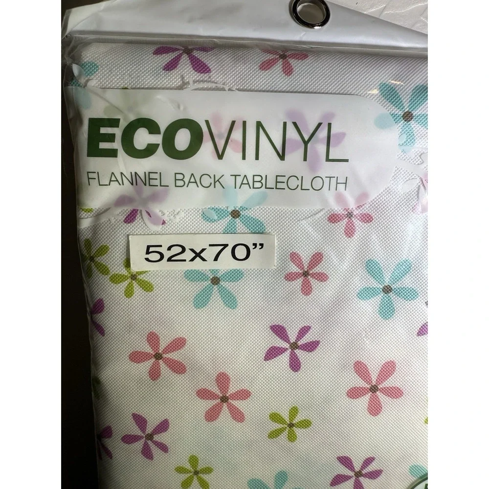 EcoVinyl Flannel Back‎ Tablecloth, 52