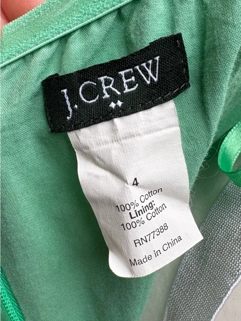 J. Crew teal sea
