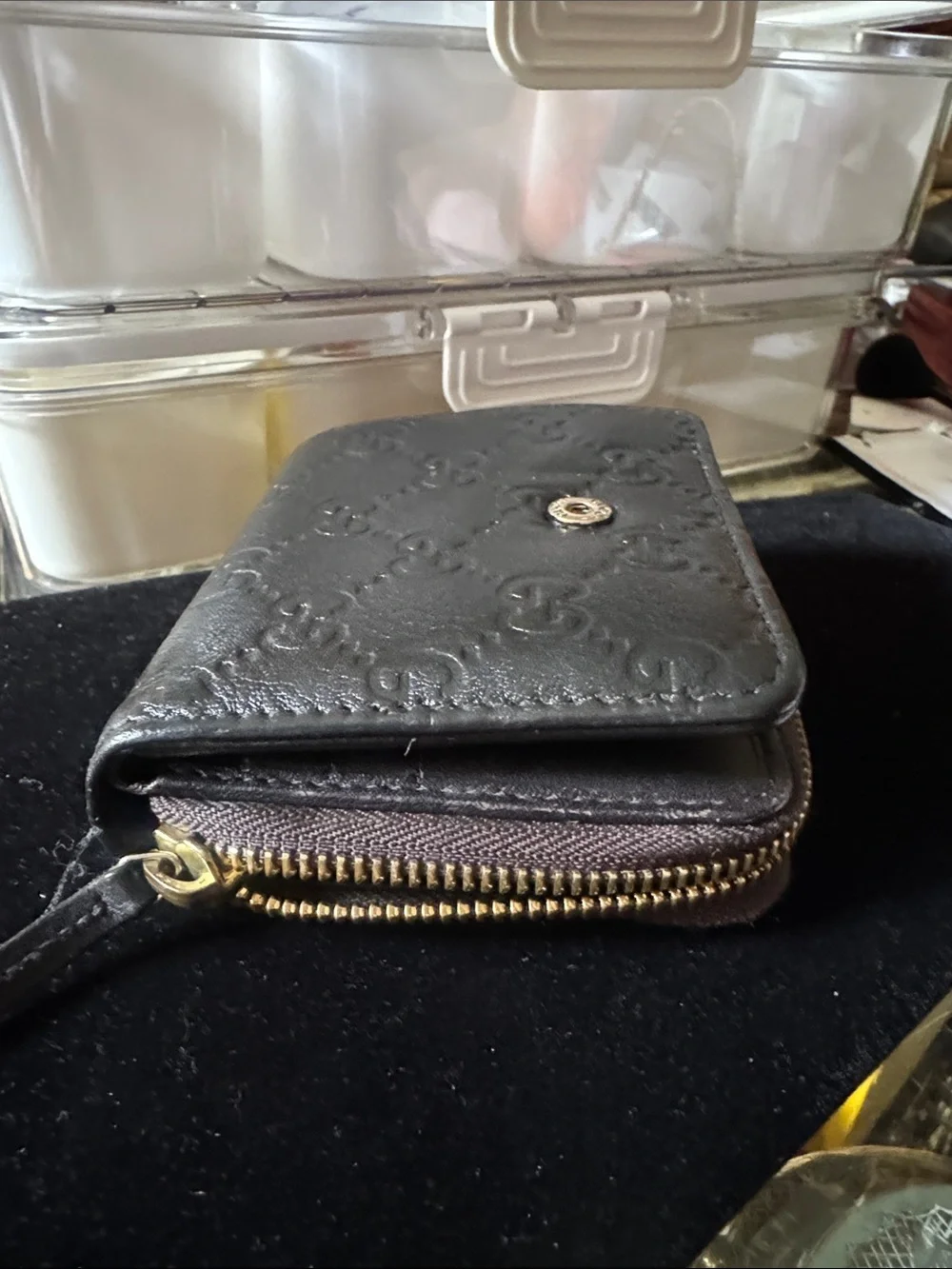 Gucci zip gg