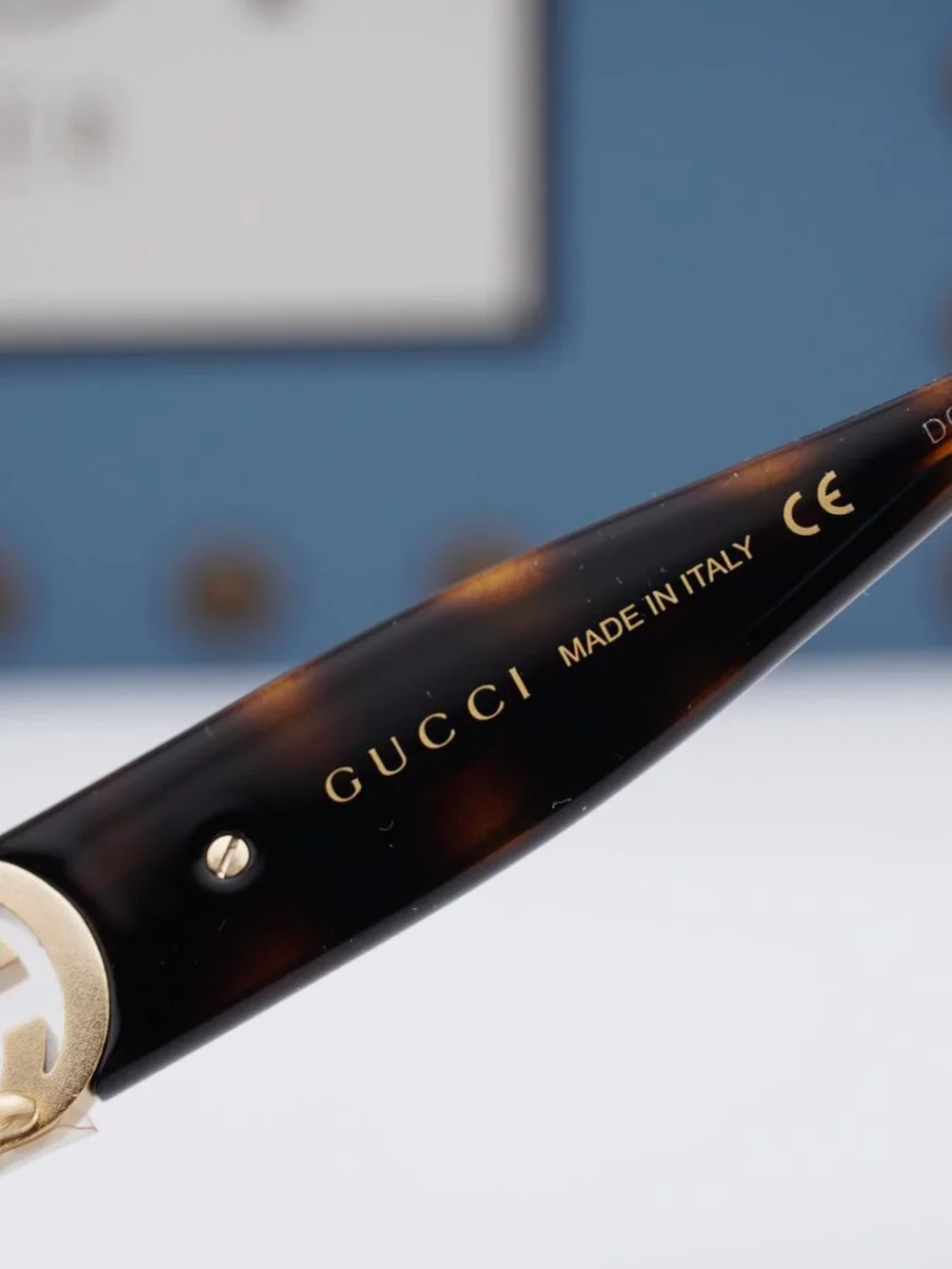 Gucci GG1028SK 002 Cat Eye Sunglasses - Dark Havana\Grey Gradient