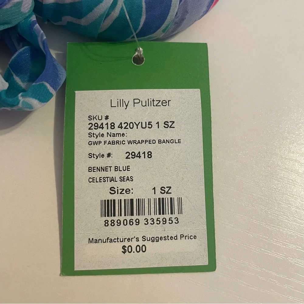 Lilly Pulitzer Fabric Wrapped Bangle
