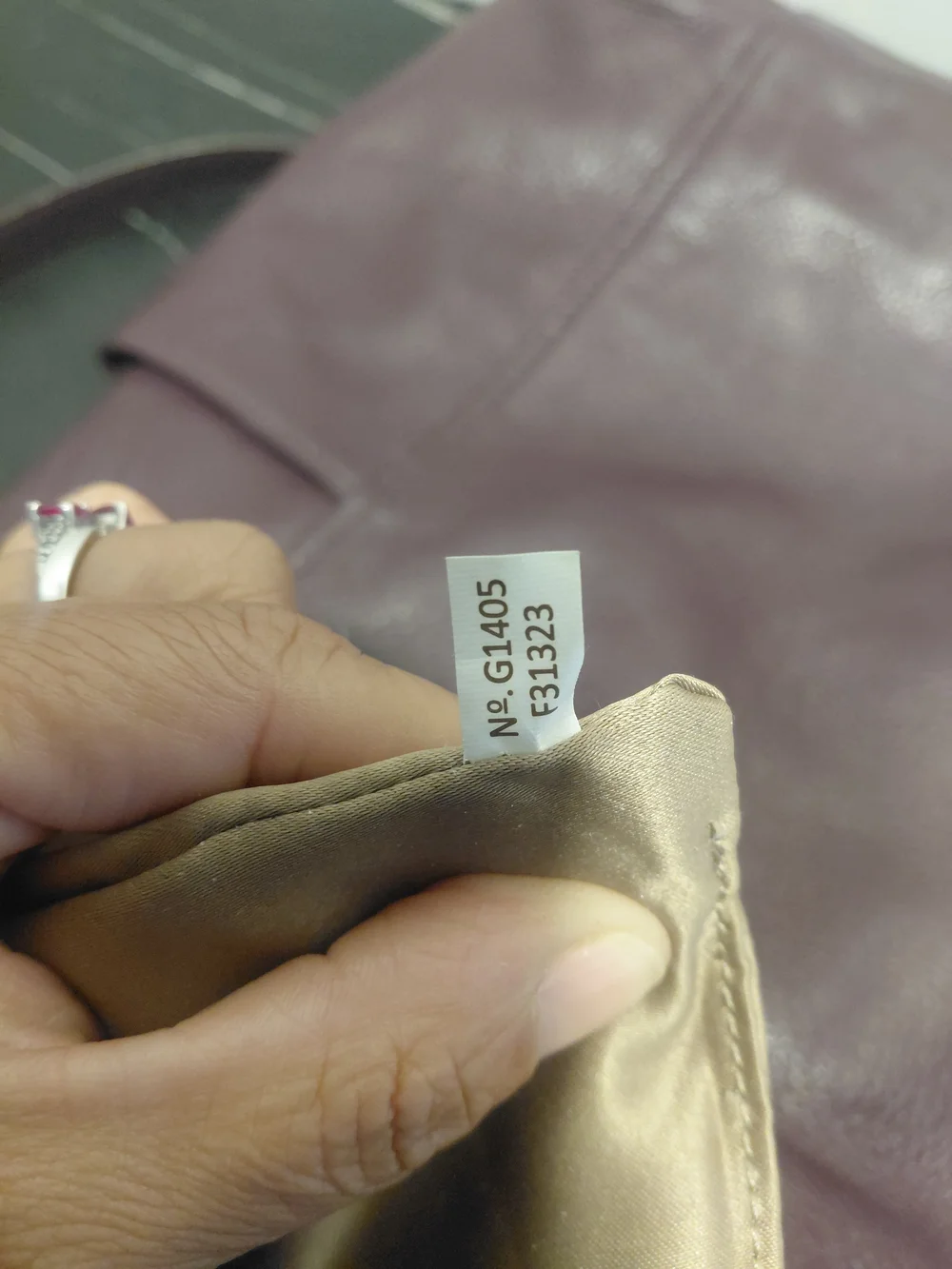Coach pebbled leather